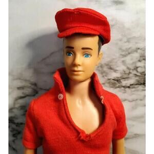 Vintage Barbie friend, Ken, original clothing, 1960s fashion doll, old Mattel